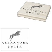 ジャンプ馬 |落書き馬 馬のトレーナー|馬のトレーナー ラバースタンプ (押印)