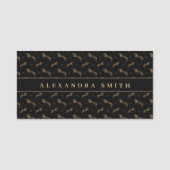 ジャンプ馬 |落書き馬 馬のトレーナー|馬のトレーナー 名札 (正面)