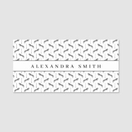 ジャンプ馬 |落書き馬 馬のトレーナー|馬のトレーナー 名札