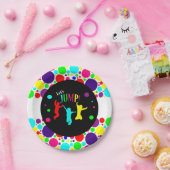 ジャンプ/トランポリン誕生日パーティー ペーパープレート (パーティー)