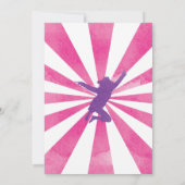 ジャンプ・バウンスハウス トランポリン 誕生日招待状 招待状 (裏面)