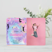 ジャンプ バースデー フォト 招待状 (スタンド正面)