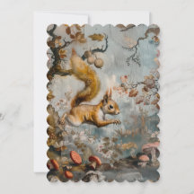 ジャンプ – フラット招待状サイズ： 12.7 cm x 17.8 cm