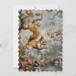 ジャンプ – フラット招待状サイズ： 12.7 cm x 17.8 cm セーブザデート