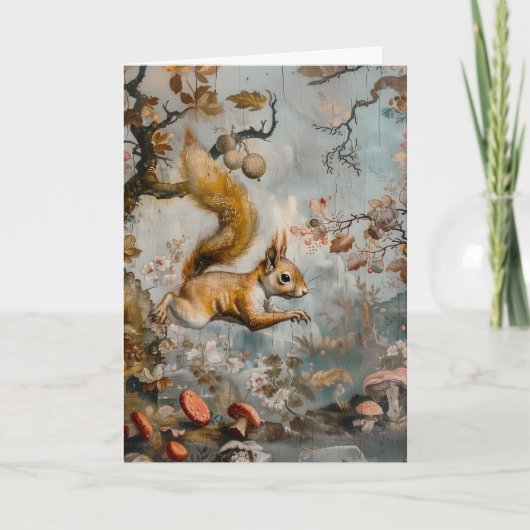 ジャンプ – 折り畳みグリーティングカード カード (正面)