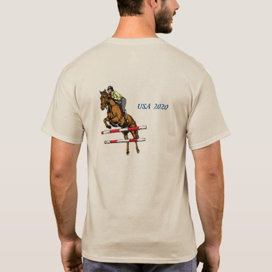 ジャンプ – Tシャツ (裏面)