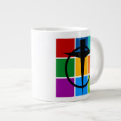 ジャンボウスターカーシロ ジャンボコーヒーマグカップ (正面右)