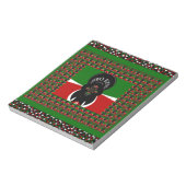 ジャンボケニアアートプリント ノートパッド (回転)