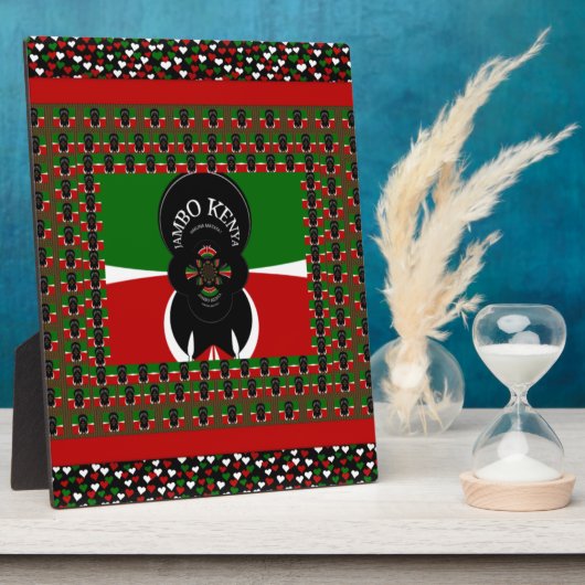 ジャンボケニアアートプリント フォトプラーク (側面)