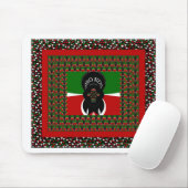 ジャンボケニアアートプリント マウスパッド (マウス)