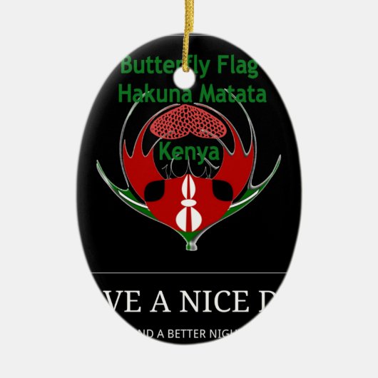 ジャンボケニア セラミックオーナメント (正面)
