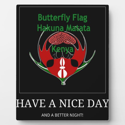 ジャンボケニア フォトプラーク (正面)