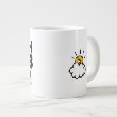 ジャンボコーヒーマグ真実爆弾ママ大きなロゴ ジャンボコーヒーマグカップ (正面右)