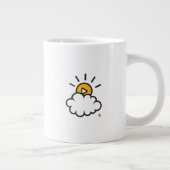 ジャンボコーヒーマグ真実爆弾ママ大きなロゴ ジャンボコーヒーマグカップ (右)