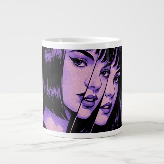 ジャンボコーヒーマグ20ozエキストララージセラミックカップ ジャンボコーヒーマグカップ (正面)