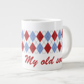 ジャンボサイズのマグ(「マイオールドソックス」付き) ジャンボコーヒーマグカップ (正面右)