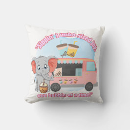 ジャンボサイズの喜びを飲み込み、一度に1つのバブル クッション