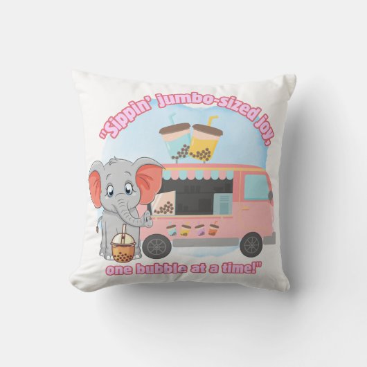 ジャンボサイズの喜びを飲み込み、一度に1つのバブル クッション (正面)