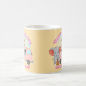 ジャンボサイズの喜びを飲み込み、一度に1つのバブル コーヒーマグカップ (中央)