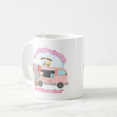 ジャンボサイズの喜びを飲み込み、一度に1つのバブル コーヒーマグカップ (正面左)