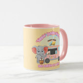 ジャンボサイズの喜びを飲み込み、一度に1つのバブル マグカップ (正面右)