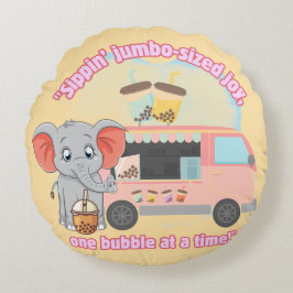 ジャンボサイズの喜びを飲み込み、一度に1つのバブル ラウンドクッション