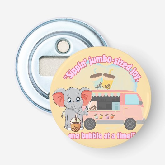 ジャンボサイズの喜びを飲み込み、一度に1つのバブル 栓抜き (正面)