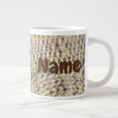 ジャンボサイズマグと「コージーウォーム」ことわざ ジャンボコーヒーマグカップ (右)