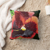 ジャンボジャイアントパンジーの花枕 クッション (ブランケット)