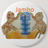 ジャンボジャンボアフリカキッズゾーンアートプリント 缶バッジ (正面)