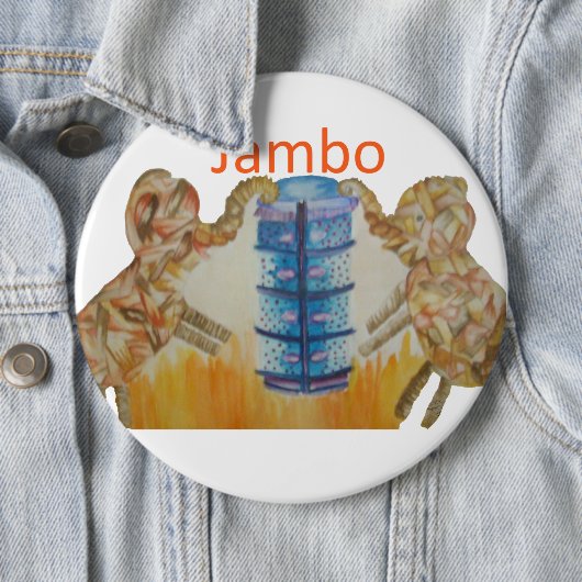 ジャンボジャンボアフリカキッズゾーンアートプリント 缶バッジ (インサイチュ)