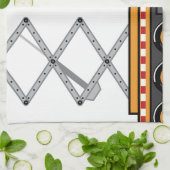 ジャンボトラックの上昇 キッチンタオル (折り畳み)