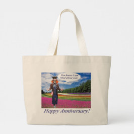 ジャンボトートハッピーアニバーサリーpanda/madhatter ラージトートバッグ