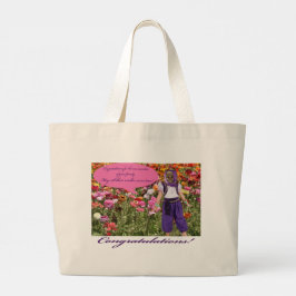 ジャンボトート.おめでとうございます。 ocelot/genie ラージトートバッグ