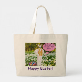 ジャンボトート.ハッピーイースター. klipspringer/bunny ラージトートバッグ