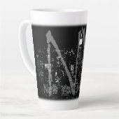 ジャンボニューヨークコーヒーマグNYCパーソナライズされたカップ カフェラテマグ (左アングル)