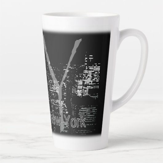 ジャンボニューヨークコーヒーマグNYCパーソナライズされたカップ カフェラテマグ (右)