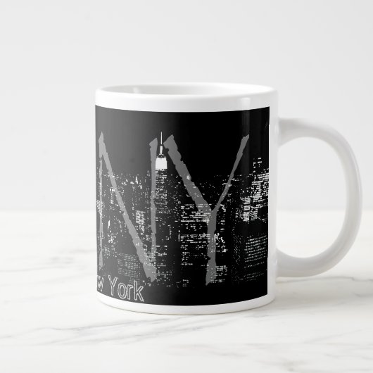 ジャンボニューヨークコーヒーマグNYCパーソナライズされたカップ ジャンボコーヒーマグカップ (右)