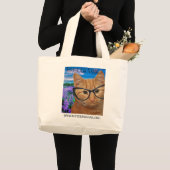 ジャンボノートbetterasknana.org ラージトートバッグ (正面(商品))