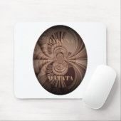 ジャンボハクナマタタケニヤジラフェサファリ織り マウスパッド (マウス)