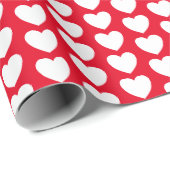 ジャンボハートパターンバレンタインデー ラッピングペーパー (ロールコーナー)