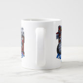 ジャンボバンクーバーコーヒーマグ先住民アートランドマークカップ ジャンボコーヒーマグカップ (裏面)