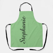 ジャンボパーソナライズされたスクリプト名の色の選択 エプロン (正面)