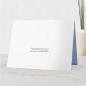 ジャンボパーソナライズされた退職祝い カード (裏面)