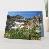 ジャンボパーソナライズされた退職祝い カード (正面)