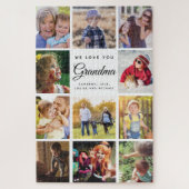 ジャンボファミリー写真のおばあちゃんが大好き ジグソーパズル (縦)