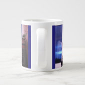 ジャンボブルースドラマー猫マグカップ ジャンボコーヒーマグカップ (裏面)