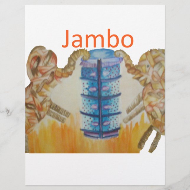 ジャンボベビーキッズジャンボアフリカゾウデザイン (正面)