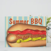 ジャンボホットドッグの大型招待状 招待状 (スタンド正面)