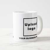 ジャンボマグのビジネス名とロゴ ジャンボコーヒーマグカップ (正面右)